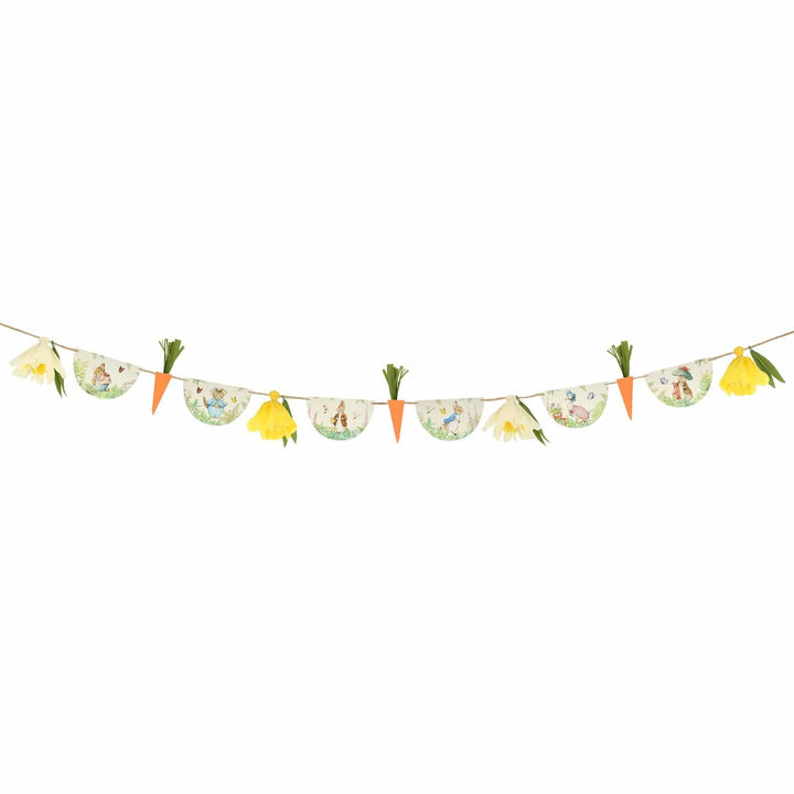 Peter Rabbit In The Garden Garland - Meri Meri Bunting Peter Rabbit In The Garden Garland