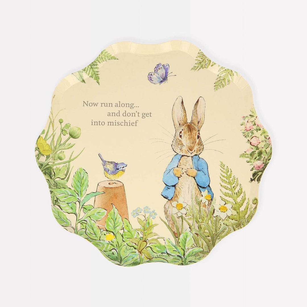Peter Rabbit In The Garden Side Plates x 8 - Meri Meri party plates Peter Rabbit In The Garden Side Plates x 8