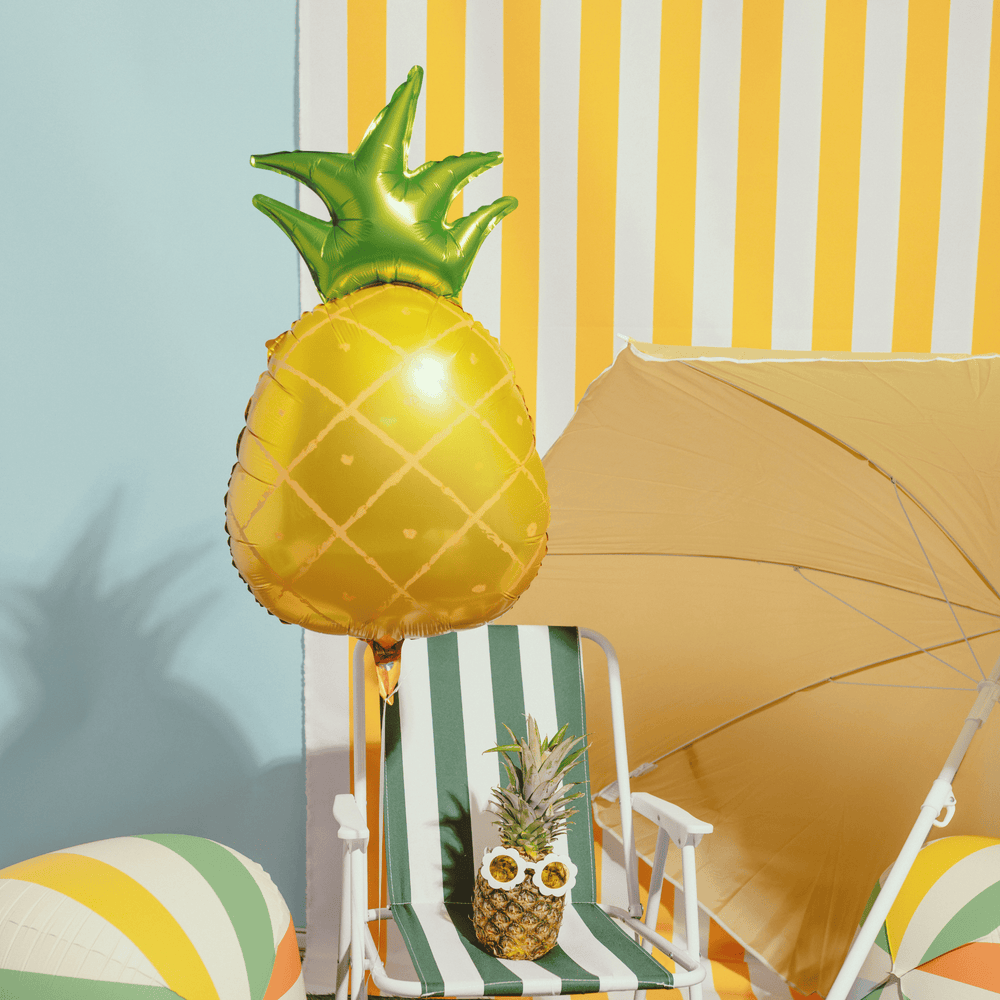 Pineapple Foil Balloon - Tropical Party Decorations Foil Balloon Pineapple Foil Balloon