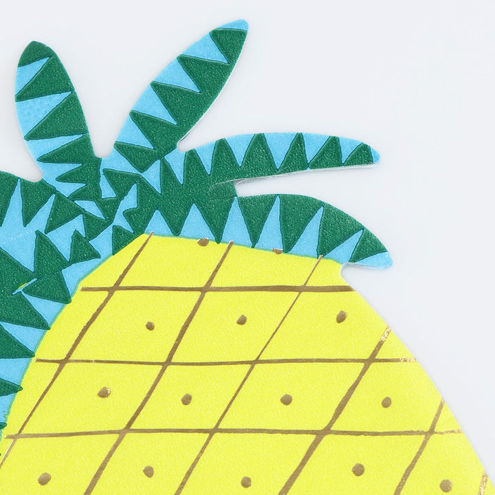 Pineapple Party Napkins x 16 | Meri Meri party napkins Pineapple Party Napkins x 16