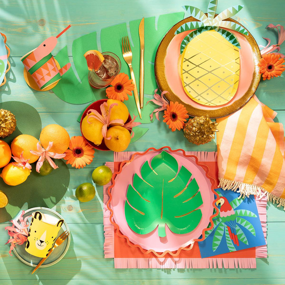 Pineapple Party Plates x 8 | Meri Meri party plates Pineapple Party Plates x 8