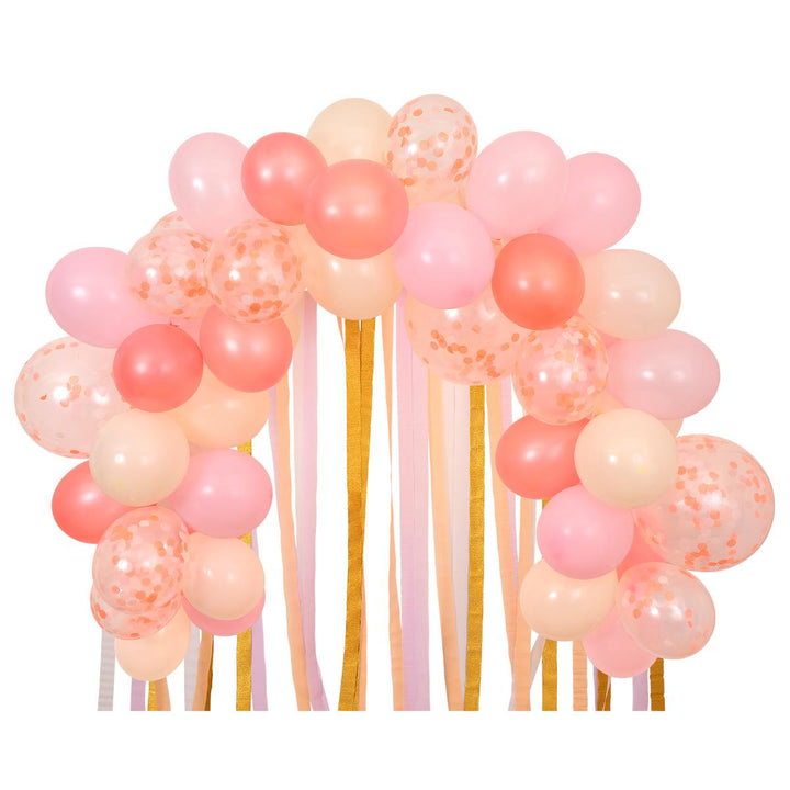 Pink Balloon &amp; Streamer Garland Kit | Meri Meri Balloon Garlands Balloons Pink Balloon &amp; Streamer Garland Kit (50 balloons)