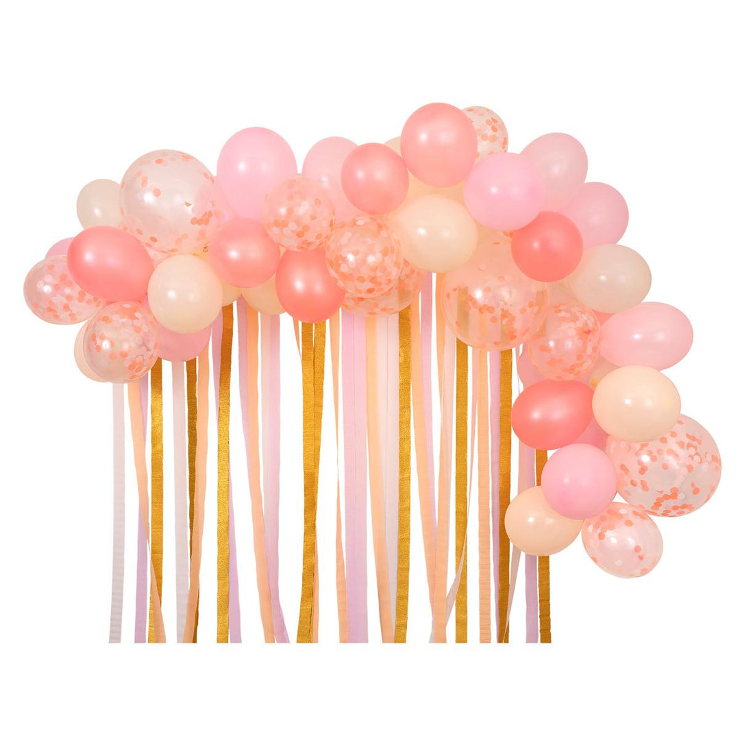 Pink Balloon &amp; Streamer Garland Kit | Meri Meri Balloon Garlands Balloons Pink Balloon &amp; Streamer Garland Kit (50 balloons)