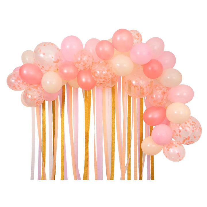 Pink Balloon &amp; Streamer Garland Kit | Meri Meri Balloon Garlands Balloons Pink Balloon &amp; Streamer Garland Kit (50 balloons)