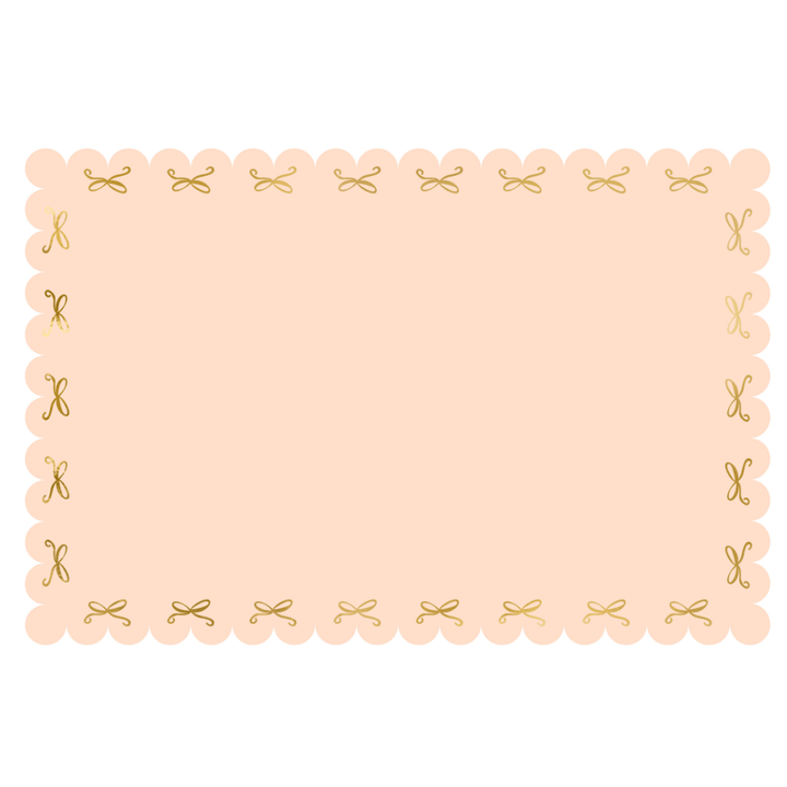 Pink Bow Paper Party Tablecloth table cover Pink Bow Party Paper Tablecloth