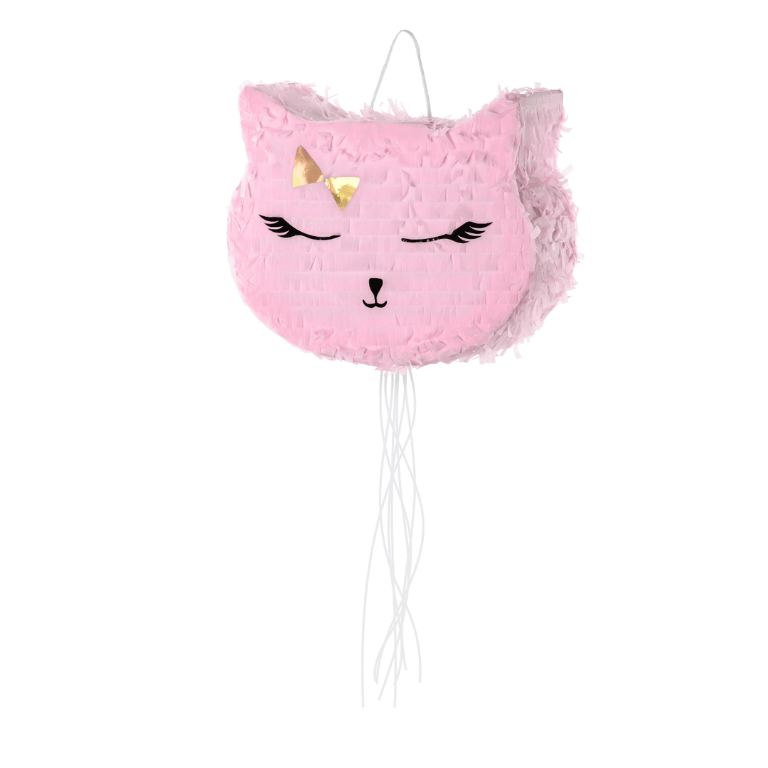 Pink Cat Pinata - Cat Birthday Party Supplies Piñatas Pink Cat Party Pinata