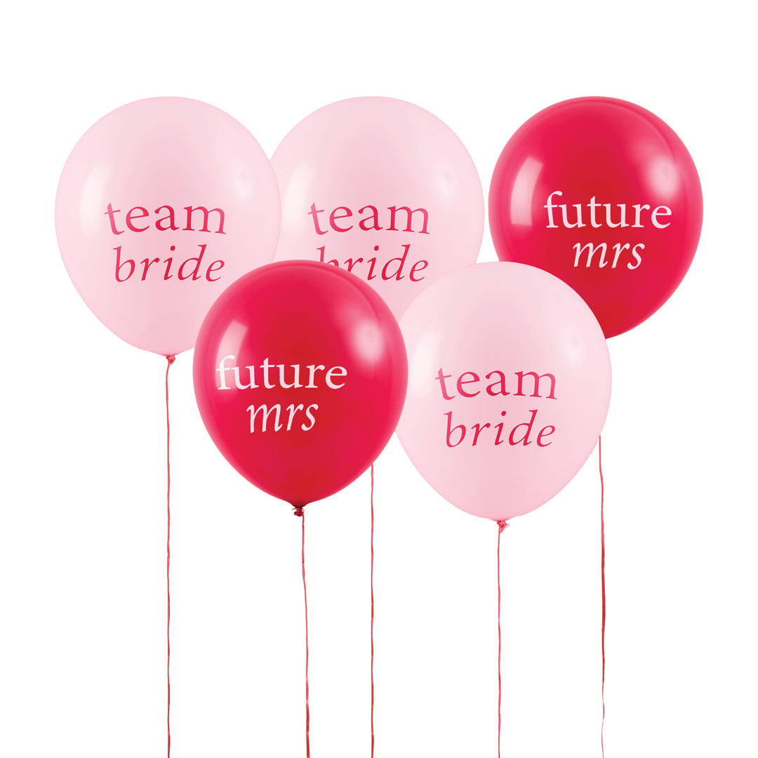Pink Hen Party Balloons x 5 - Hen Party Decorations UK Balloons Pink Hen Party Balloons x 5
