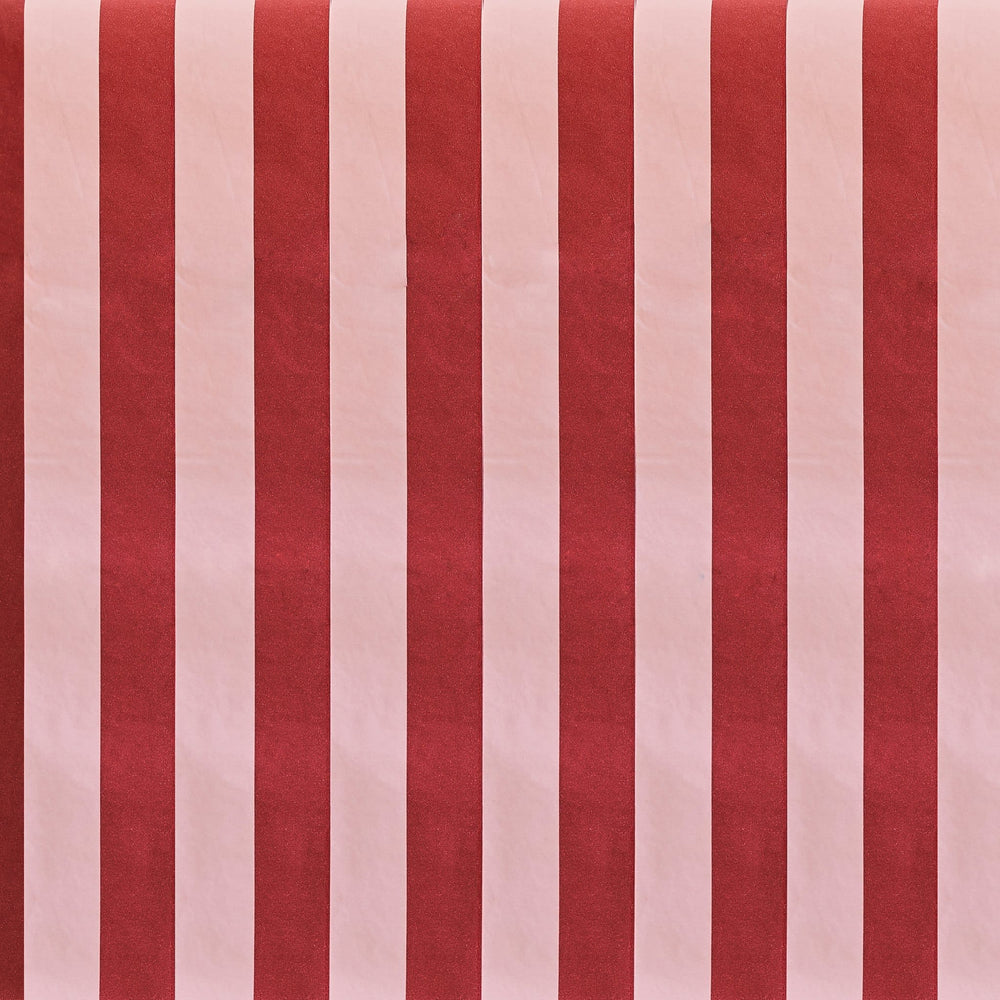 Pink & Red Stripe Paper Tablecloth | Hootyballoo Christmas Tableware Tablecloths Pink & Red Stripe Paper Tablecloth
