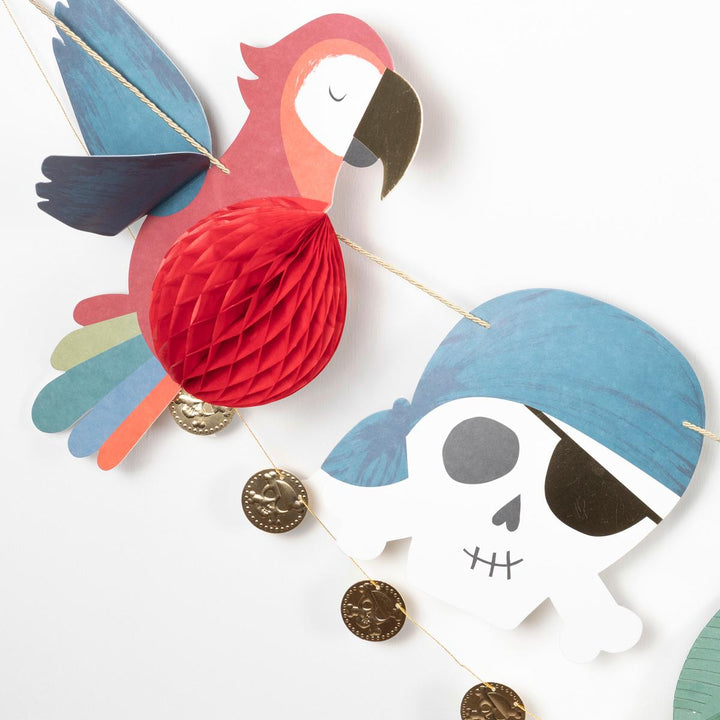 Pirate Icon Party Garland Set | Meri Meri Bunting Pirate Icon Party Garland Set