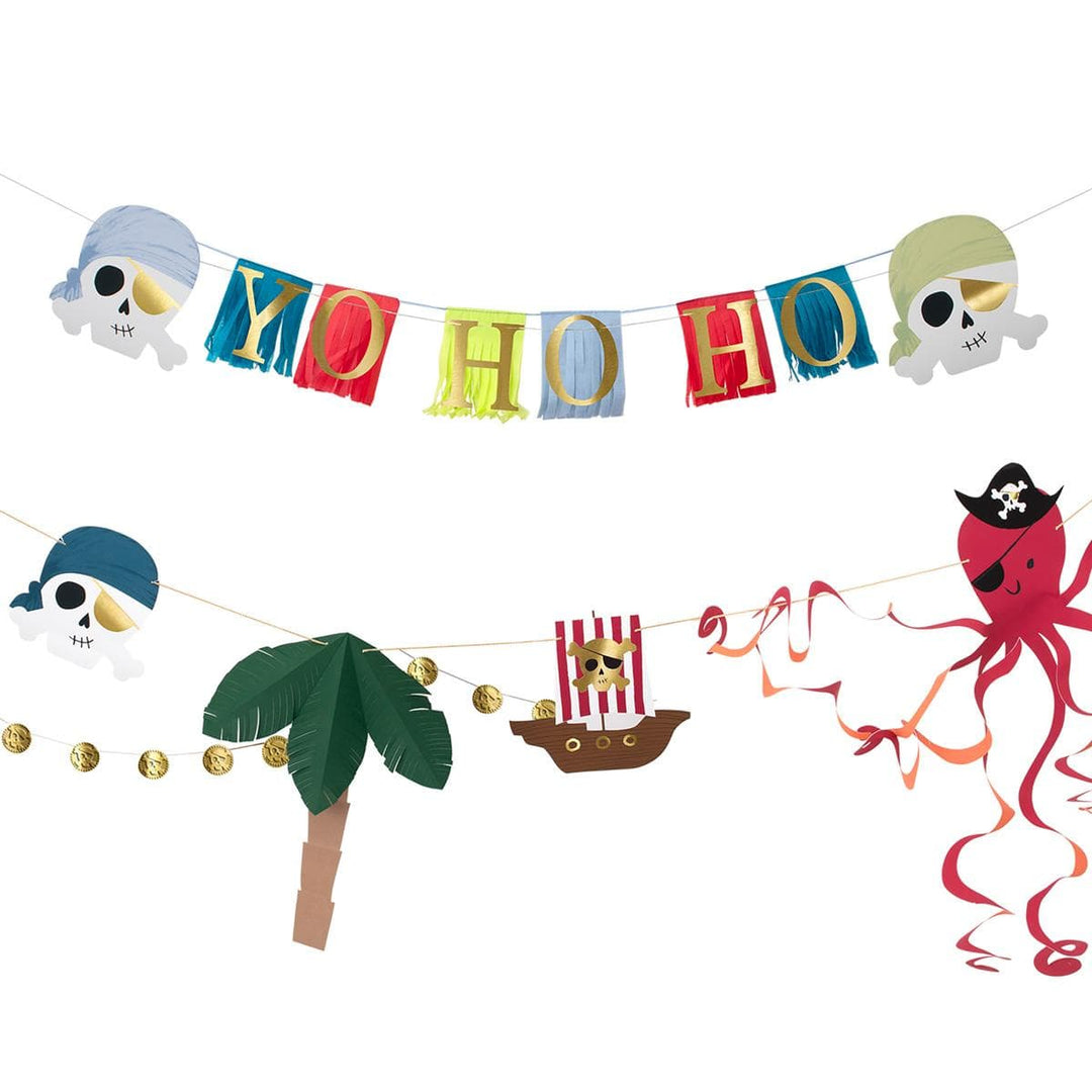 Pirate Icon Party Garland Set | Meri Meri Bunting Pirate Icon Party Garland Set