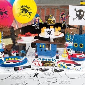 Pirate Party Supplies - Ahoy Pirate Party Cups x 8 Pirate Party Decorations Party & Celebration Ahoy Pirate Party Cups x 8