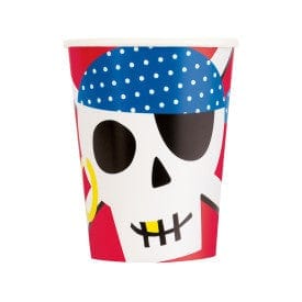 Pirate Party Supplies - Ahoy Pirate Party Cups x 8 Pirate Party Decorations Party & Celebration Ahoy Pirate Party Cups x 8