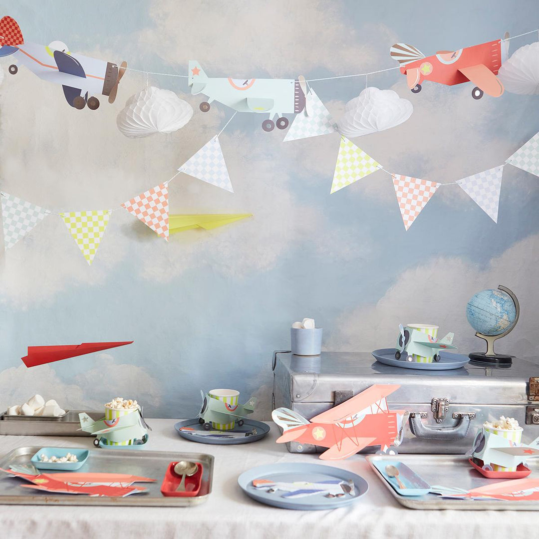 Plane Party Cups x 8 | Meri Meri Transport Party party cups Plane Party Cups x 8