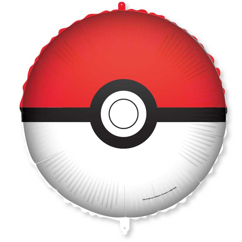 Poke Ball Foil Balloon 18in | Pokemon Party Decorations Foil Balloon Pokémon Poké Ball Foil Balloon (18 inch)