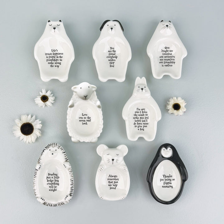 Porcelain Bear Trinket Dish Life&