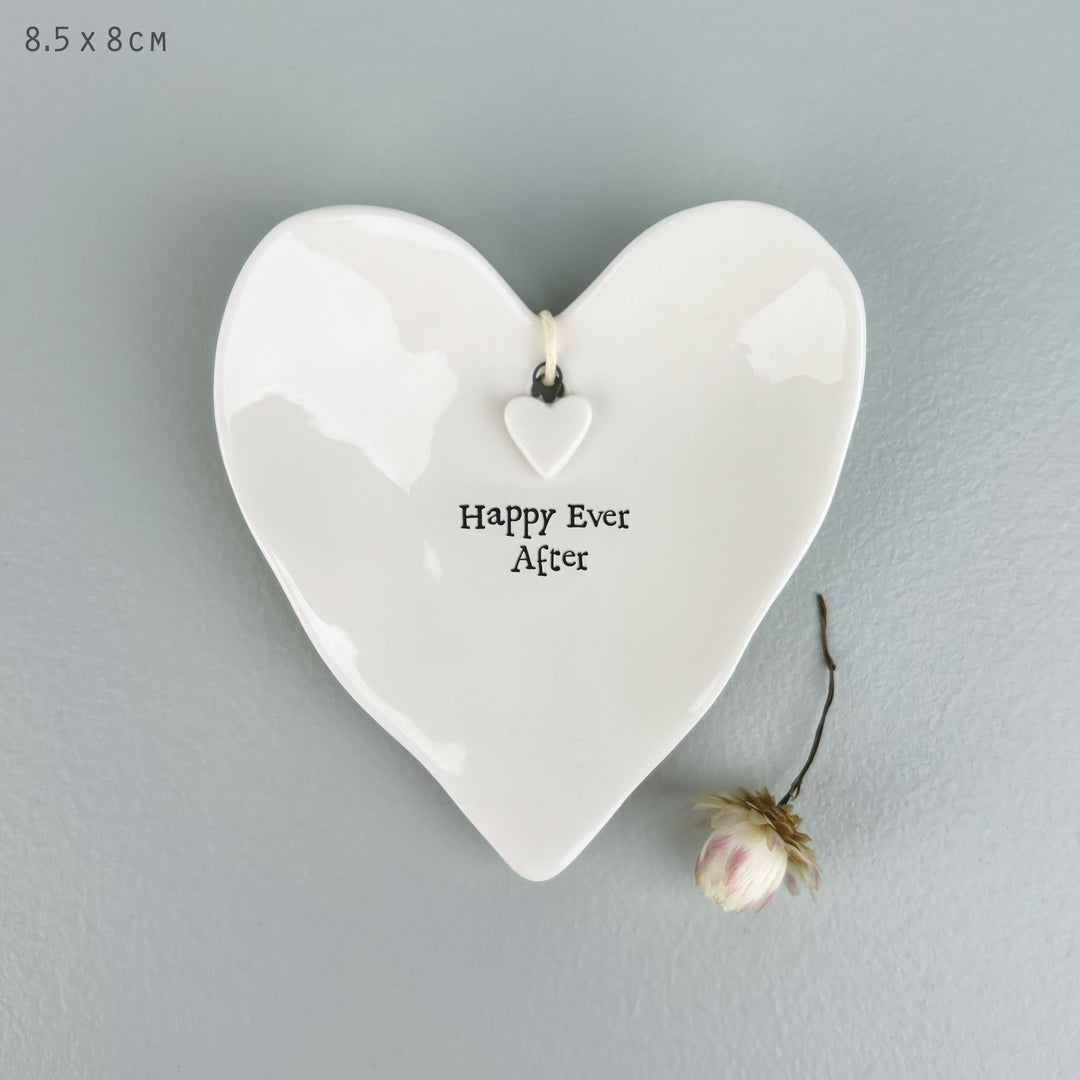 Porcelain Ring Dish, Happy Ever After | East of India ring dish East of India Porcelain Ring Dish - Happy Ever After