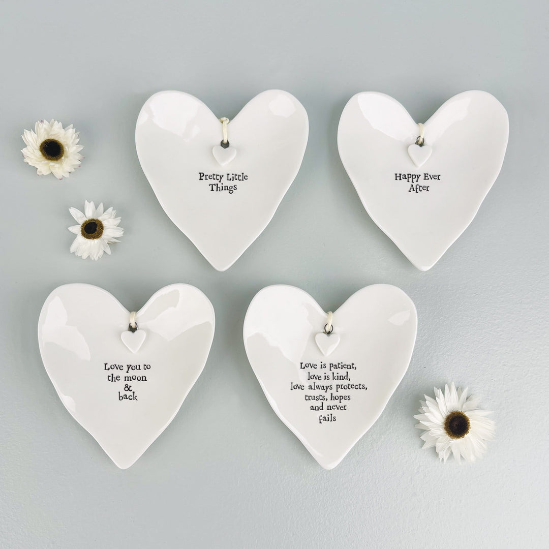 Porcelain Ring Dish, Love Is Patient Love Is Kind | East of India ring dish East of India Porcelain Ring Dish - Love Is Patient, Love Is Kind