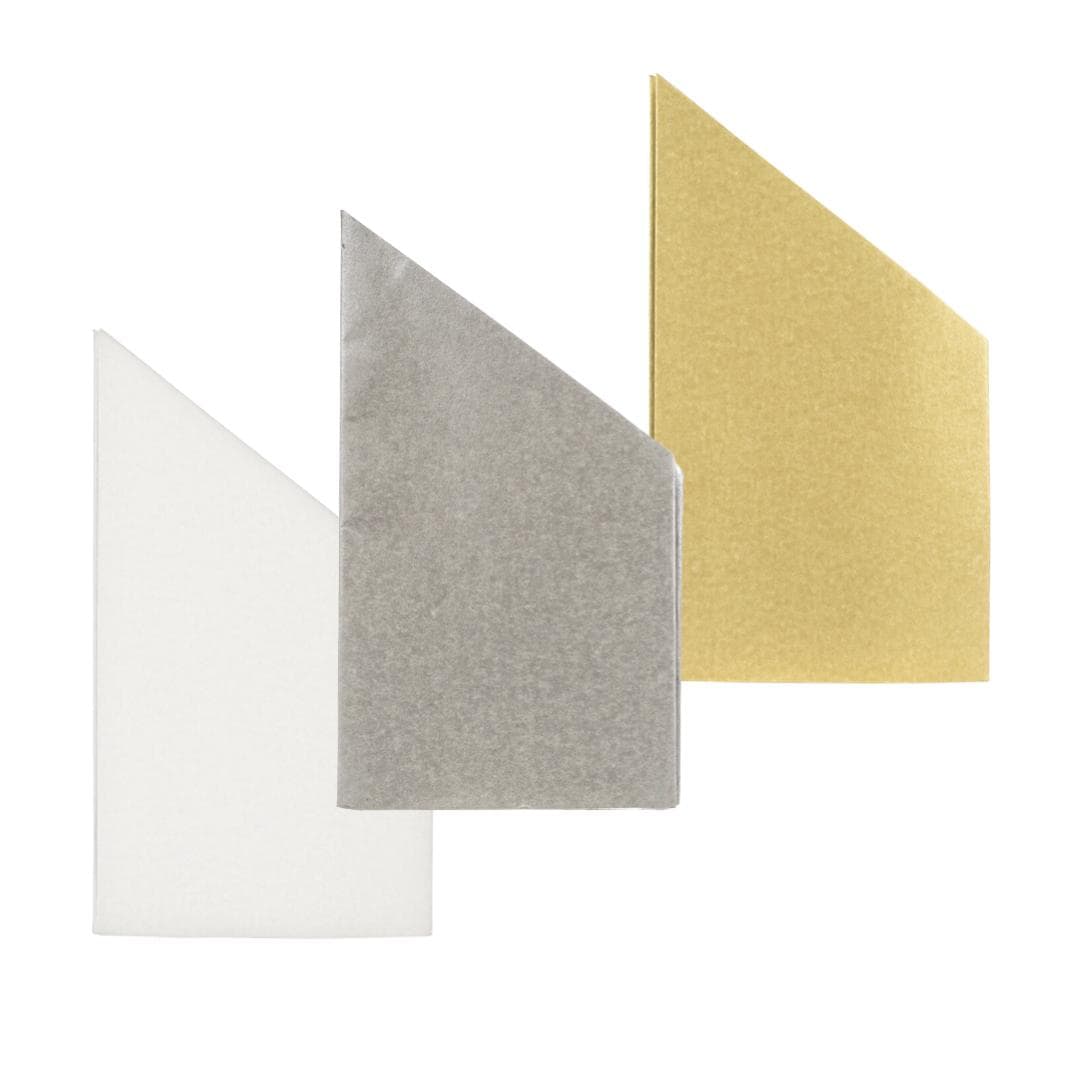 Premium Quality Metallic Silver / Gold or White Paper Cracker Hats cracker hats Premium Quality Metallic Silver / Gold or White Paper Cracker Hats