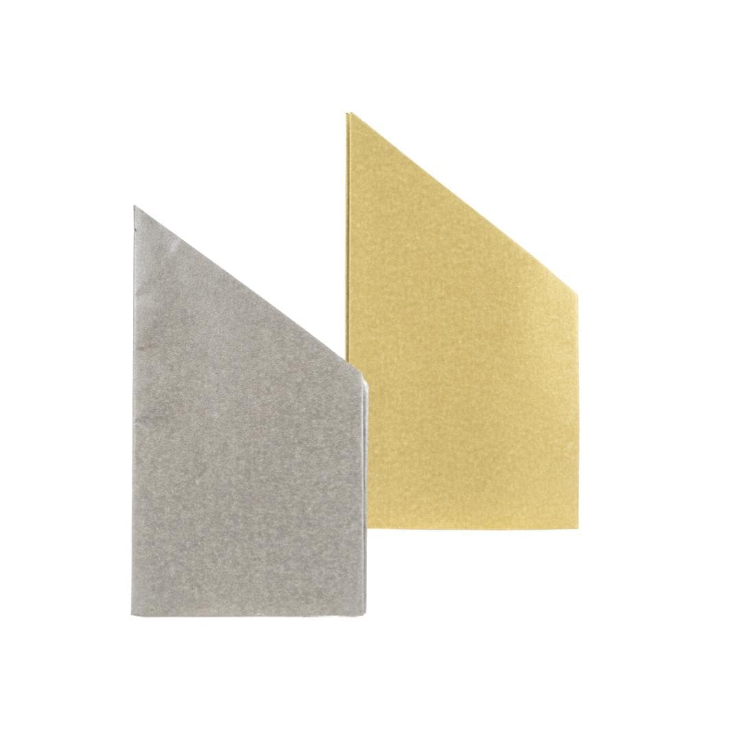 Premium Quality Metallic Silver / Gold or White Paper Cracker Hats cracker hats Premium Quality Metallic Silver / Gold or White Paper Cracker Hats Gold & Silver / 10