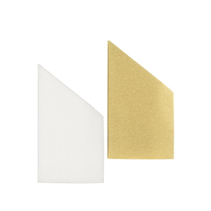 Premium Quality Metallic Silver / Gold or White Paper Cracker Hats cracker hats Premium Quality Metallic Silver / Gold or White Paper Cracker Hats Gold & White / 10