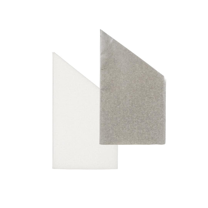 Premium Quality Metallic Silver / Gold or White Paper Cracker Hats cracker hats Premium Quality Metallic Silver / Gold or White Paper Cracker Hats Silver & White / 10