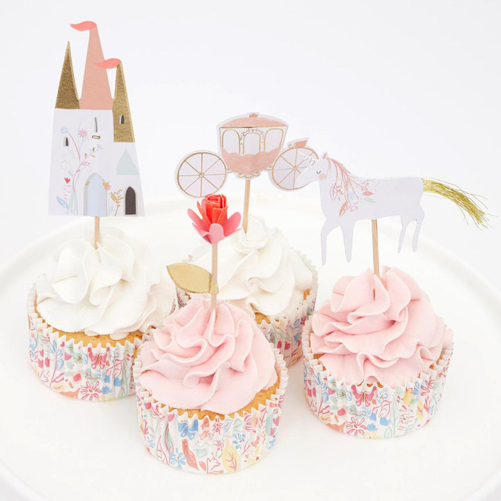 Princess Cupcake Kit x 24 | Meri Meri Cupcake Toppers Princess Cupcake Kit x 24