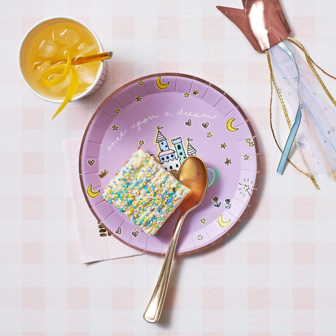 Princess Fairytale Party Small Plates x 10 - Coterie Party Supplies Fairytale Party Small Plates x 10