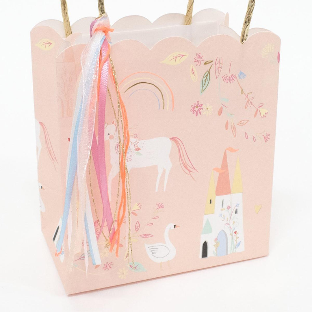 Princess Party Bags x 8 | Meri Meri Princess Party Supplies UK Party Bags Princess Party Bags x 8