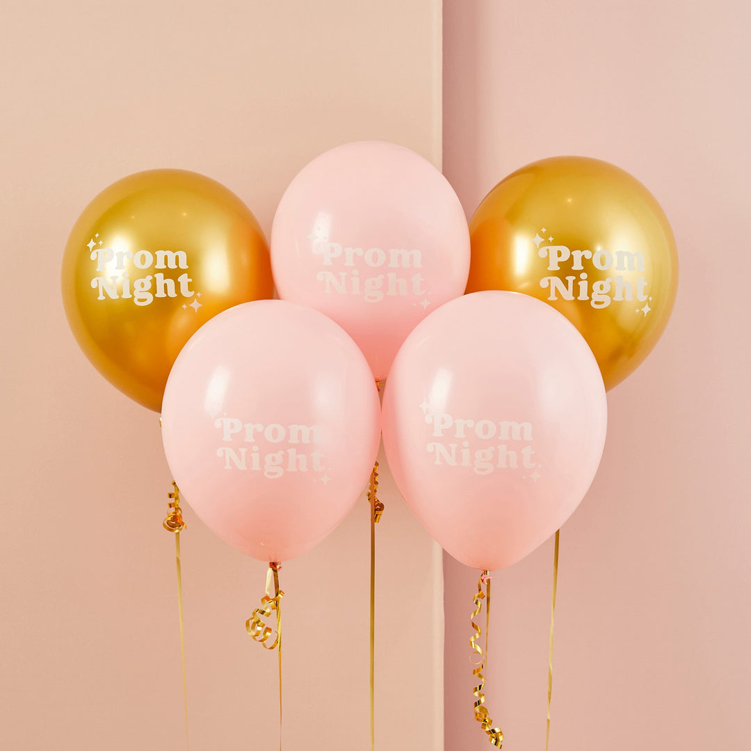 Prom Night Balloons - Pack of 5 / Prom Decorations Balloons Prom Night Balloons - Pack of 5