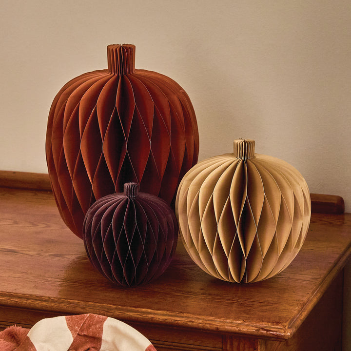 Pumpkin Honeycombs Set - 3 Pack | Halloween Party Supplies UK Party Decorations Pumpkin Honeycombs Set - 3 Pack