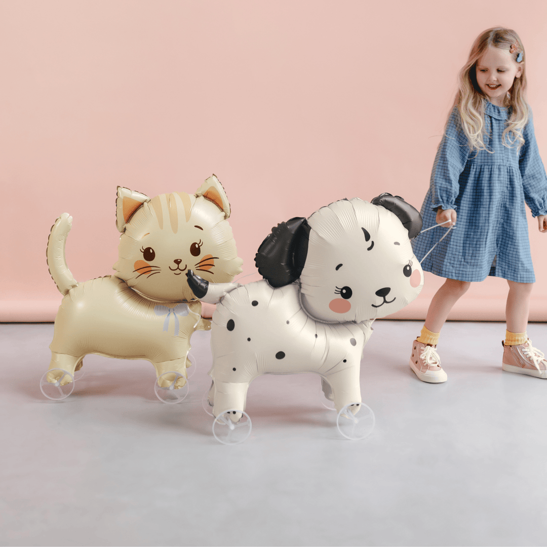 Puppy on Wheels Foil Balloon - Puppy Birthday Party Balloons Balloons Puppy on Wheels Foil Balloon