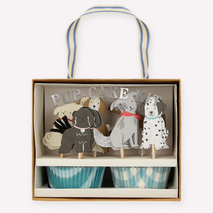 Puppy Party Cupcake Kit x 24 | Party Bakeware UK Cake Toppers Puppy Party Cupcake Kit x 24