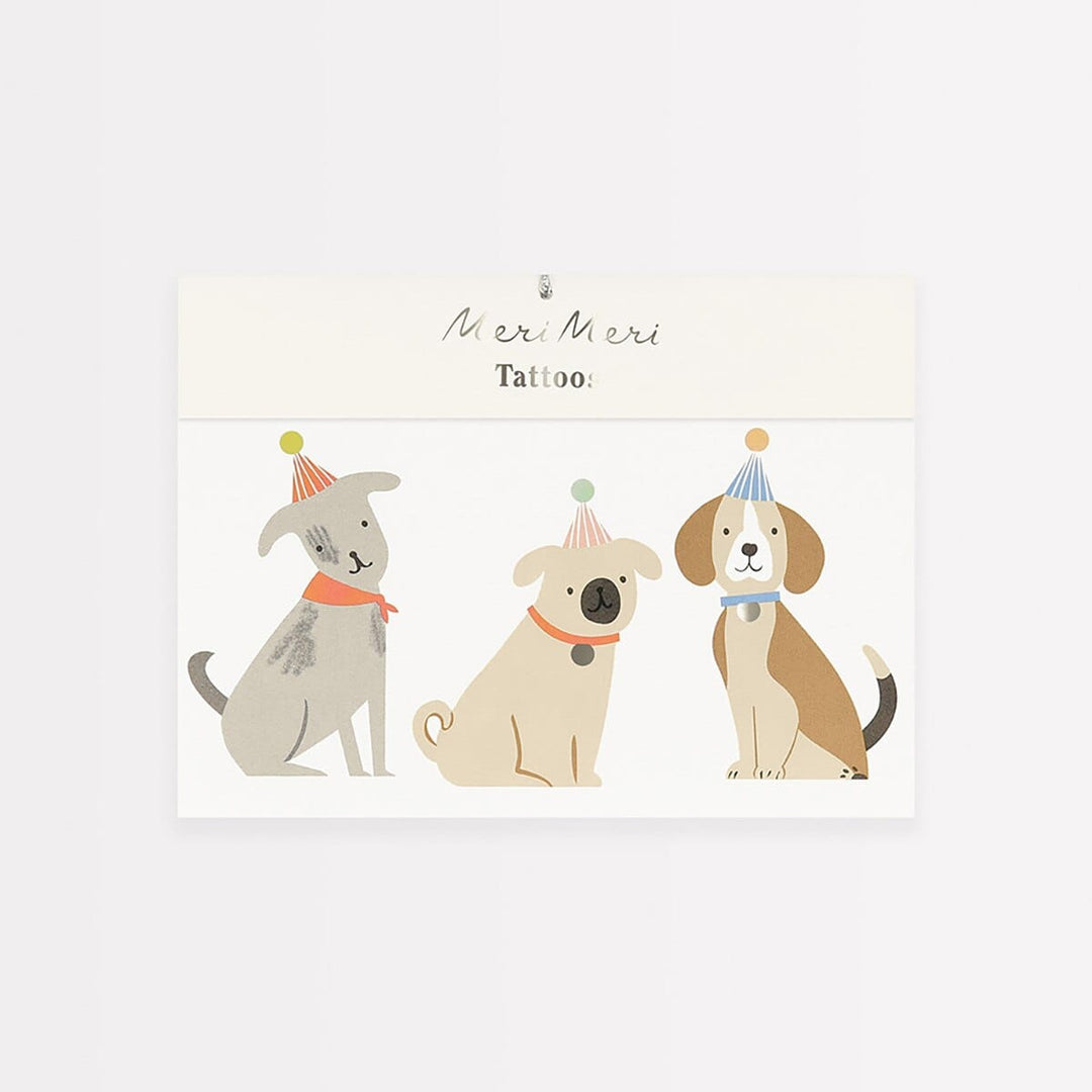 Puppy Party Temporary Tattoos | Party Favours UK Temporary Tattoos Puppy Party Temporary Tattoos x 6