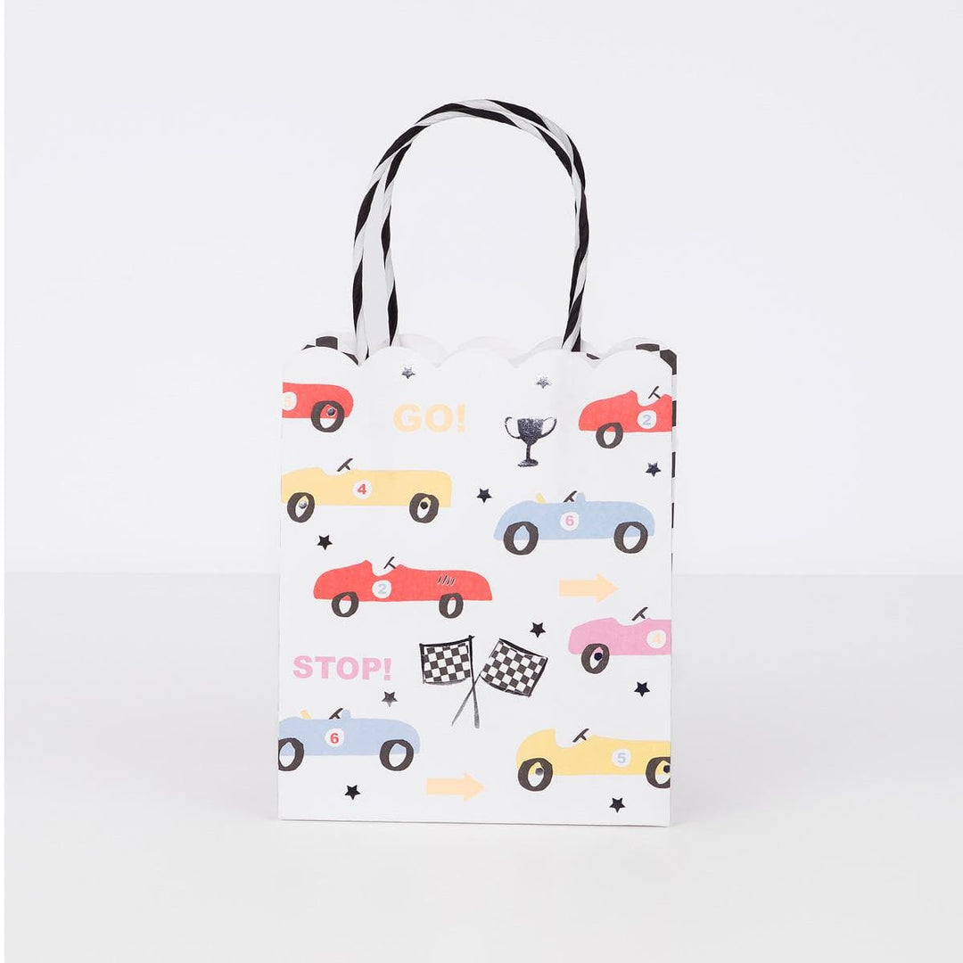 Race Car Party Bags x 8 | Party Favours UK Party Bags Race Car Party Bags x 8