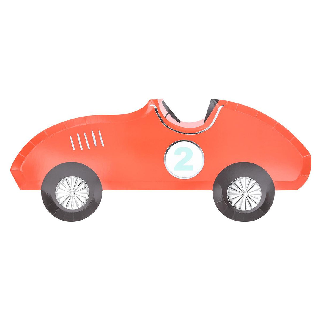 Race Car Party Plates x 8 | Meri Meri party plates Race Car Party Plates x 8