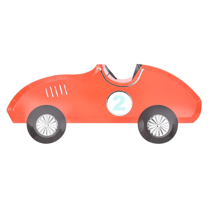 Race Car Party Plates x 8 | Meri Meri party plates Race Car Party Plates x 8