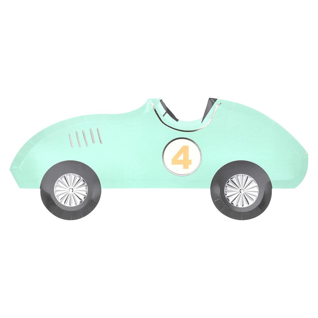 Race Car Party Plates x 8 | Meri Meri party plates Race Car Party Plates x 8