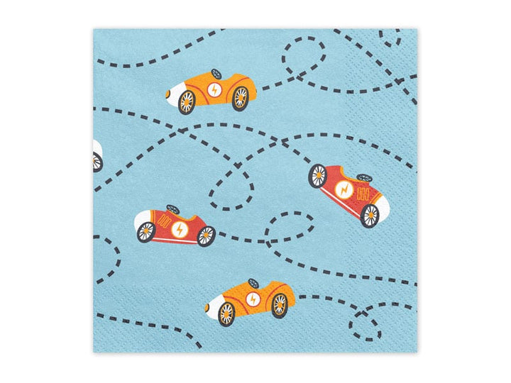 Racing Car Party Napkins (Pack of 12) - Racing Car Party Supplies Paper Napkins Racing Car Party Napkins (Pack of 12)