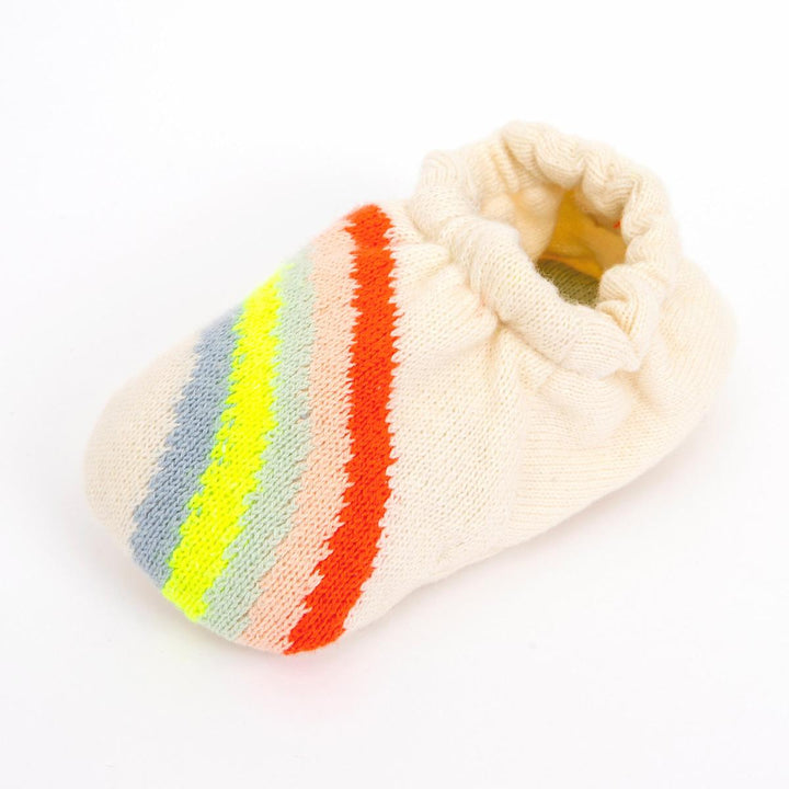 Rainbow Baby Booties | Meri Meri Baby Gifts Rainbow Baby Booties