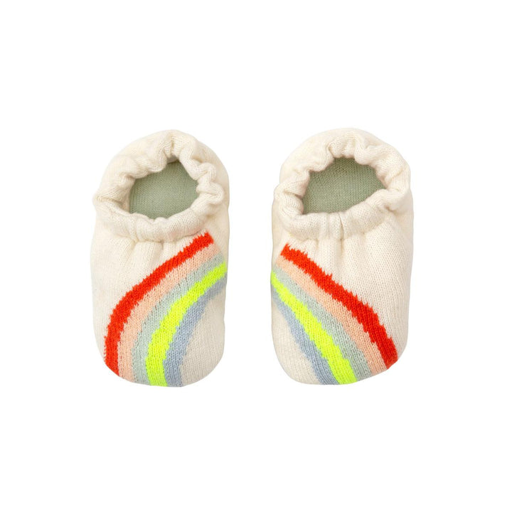 Rainbow Baby Booties | Meri Meri Baby Gifts Rainbow Baby Booties