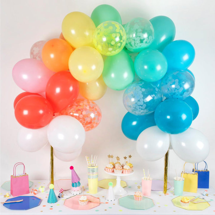 Rainbow Balloon Arch Kit | Meri Meri Rainbow Party Balloons Rainbow Balloon Arch Kit (40 balloons)