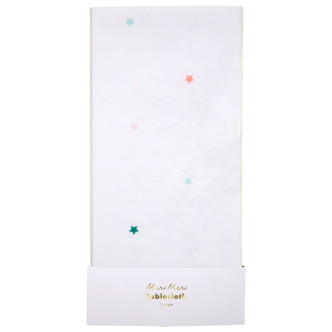 Rainbow Star Paper Tablecloth | Meri Meri | Little Big Party Tableware Rainbow Star Paper Tablecloth