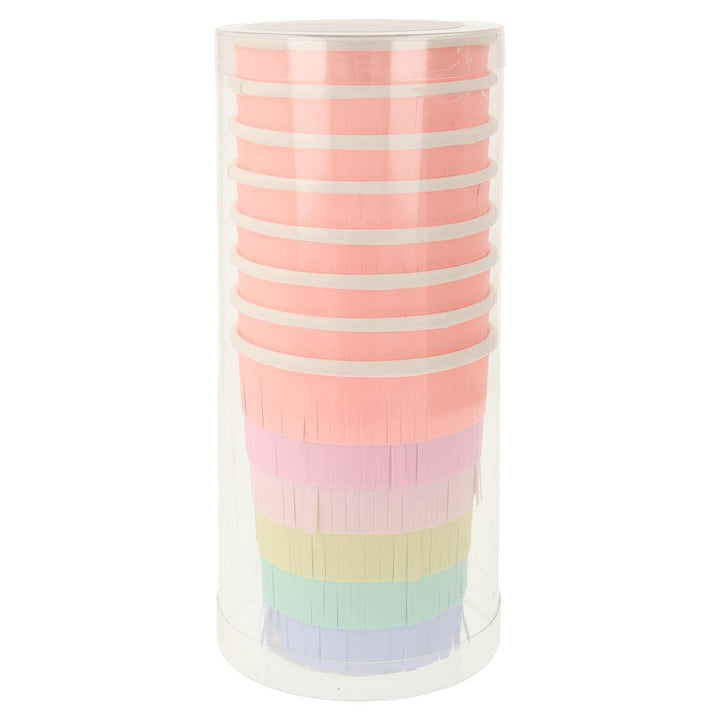 Rainbow Sun Party Cups x 8 | Meri Meri party cups Rainbow Sun Party Cups x 8