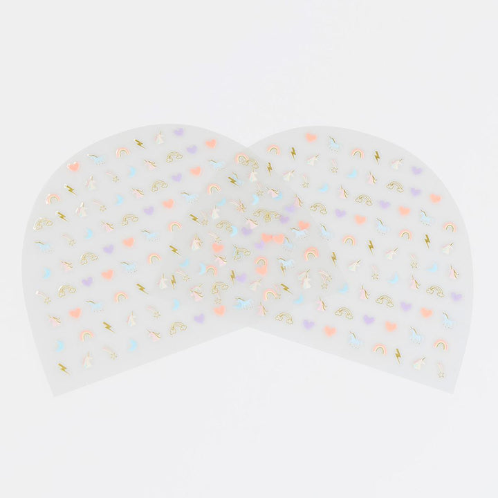 Rainbow Unicorn Nail Stickers x 200 | Meri Meri Decorative Stickers Rainbow Unicorn Nail Stickers x 200