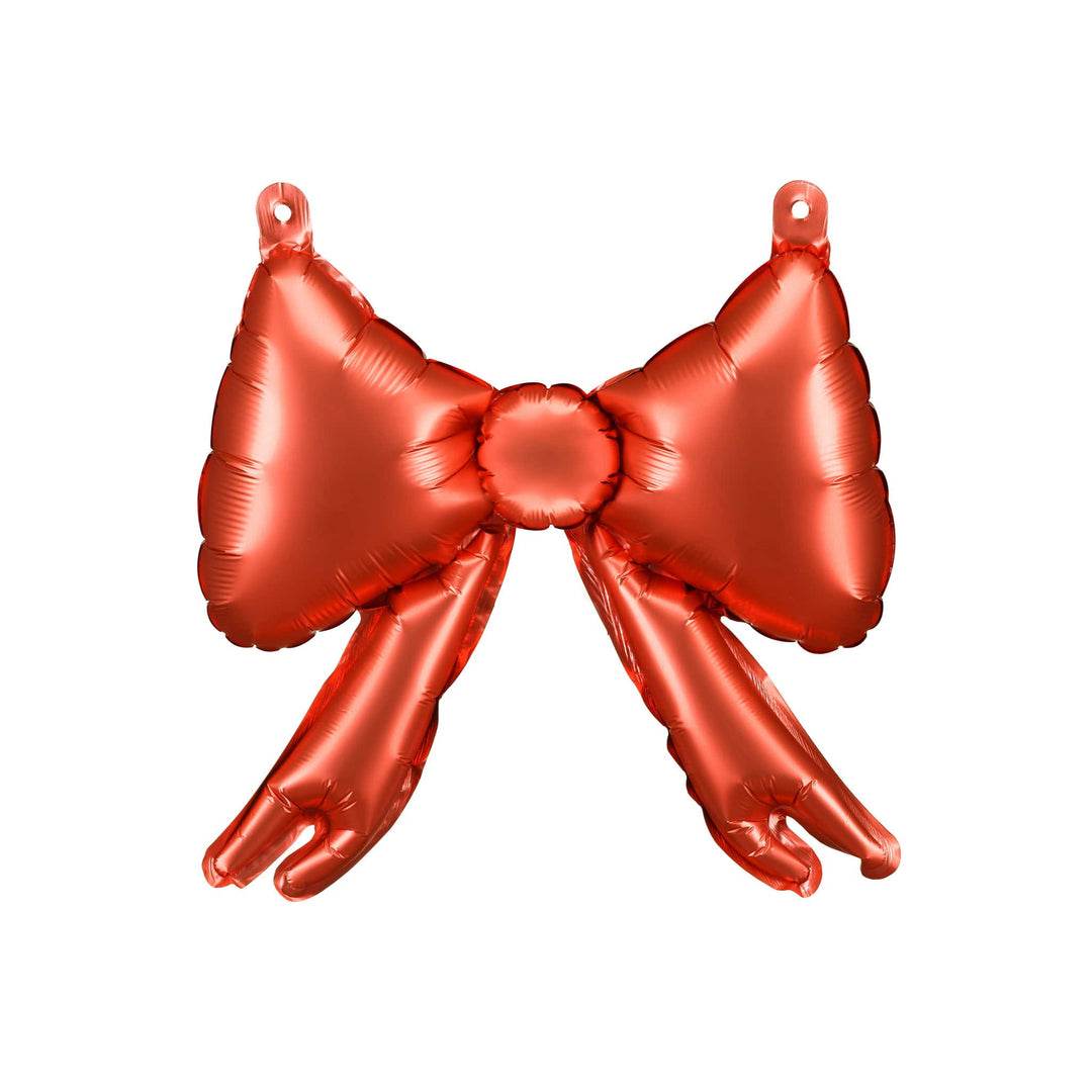 Red Bow Foil Balloons x 5 Foil Balloon Red Bow Foil Balloons x 5
