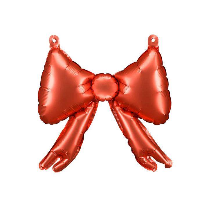 Red Bow Foil Balloons x 5 Foil Balloon Red Bow Foil Balloons x 5