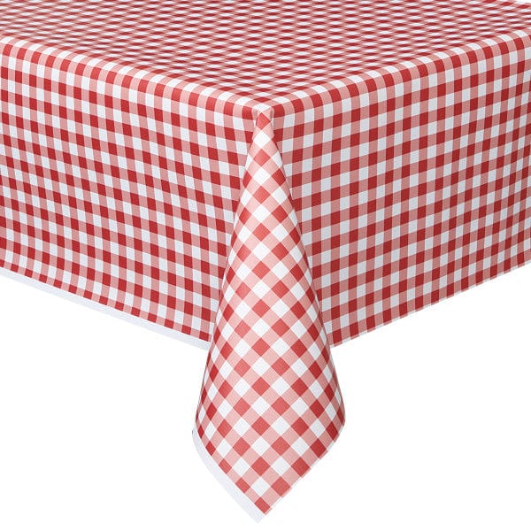 table cover Red Gingham Party Tablecover