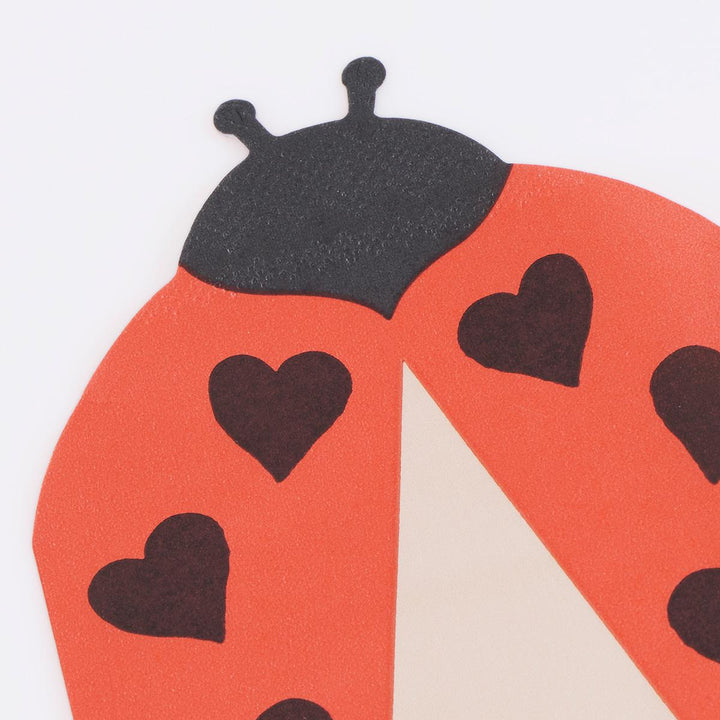 Red Ladybird Party Napkins x 16 | Meri Meri party napkins Red Ladybird Party Napkins x 16