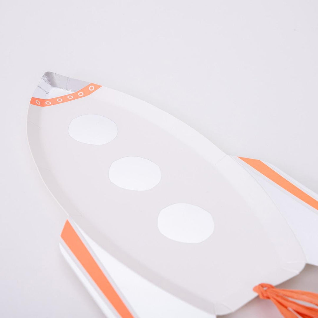 Rocket Party Plates x 8 | Meri Meri party plates Rocket Party Plates x 8