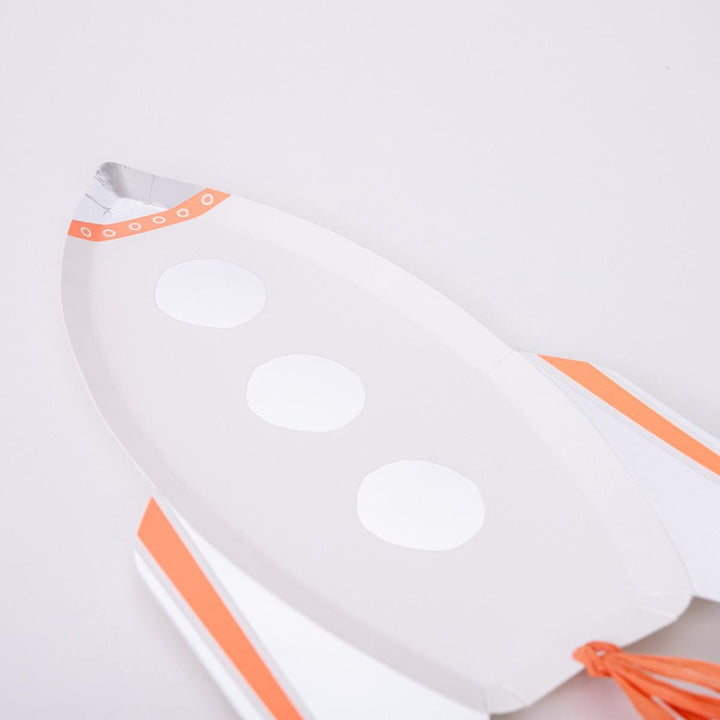 Rocket Party Plates x 8 | Meri Meri party plates Rocket Party Plates x 8